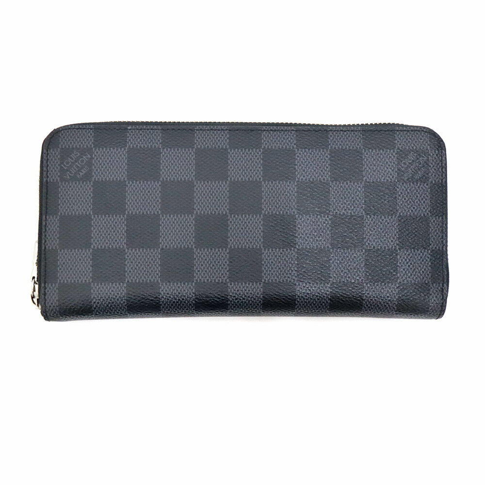 ルイヴィトン Louis vuitton N00056 ジッピーウォレット ホリゾンタル メンズ PVC レザー グラフィット【中古】