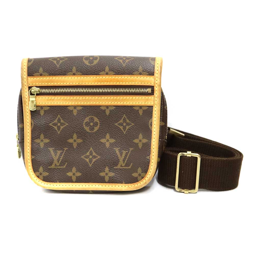 ルイヴィトン Louis vuitton M40108 バムバッグ・ボスフォール ボディバッグ ユニセックス PVC レザー ブラウン モノグラムキャンバス【中古】