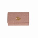 GUCCI【グッチ】キーケース 456118 2149 6連 GG マーモント レザー ピンク系 ゴールド金具 レディース【中古】未使用品 質屋 かんてい局 小牧店 c21-1863