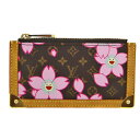 LOUIS VUITTON【ルイ・ヴィトン】M92015 ポシェット・クレ モノグラム・チェリーブラッサム コインケース 小物入れ キーリング付き 桜 村上隆 レディース 【中古】USED-7 買取専門 かんてい局大垣店 p21-359