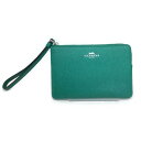 COACH【コーチ】リスレットポーチ カードケース コインケース レディース ポーチ レザー グリーン【中古品/USED-A】質屋 かんてい局那覇店 n18005372