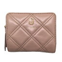 MARC JACOBS マーク ジェイコブス M0015781 二つ折り財布 コンパクトウォレット レザー/ピンクベージュ系×ゴールド金具 【 USED-B 】 k3101957927400001 かんてい局コザ山内店