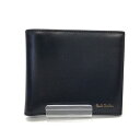 PAUL SMITH【ポールスミス】4833 二つ折り財布 レザー/ブラック【USED-B】【中古】ng3101970927700001 かんてい局 名護店