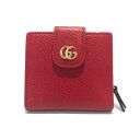 GUCCI【グッチ】【中古】【USED B】二つ折り財布・コンパクト財布 レッド レディース ng3101900927700003 質屋かんてい局名護店