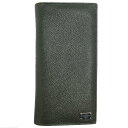 DOLCE&GABBANA 【ドルチェ&ガッパーナ】 二つ折り長財布 レザー×ダークグリーン USED-B g22-372 かんてい局宜野湾愛知店