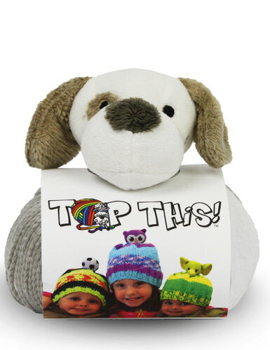 ☆DMC TOP THIS!　puppy　動物（イヌPU）のぬいぐるみ付き 帽子用毛糸...:kanzawa:10024983