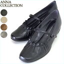 ANNA COLLECTION ストラップパンプス No.522 <フリル・ギャザー・カッター> <検索用 【楽ギフ_包装】【MB-KP】【KB】 > 【はこぽす対応商品】