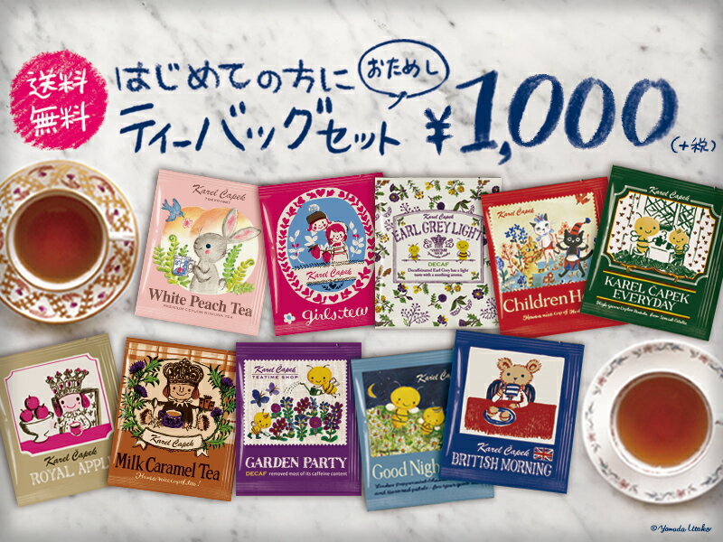 【送料無料！ティーバッグお試しセット】1000円ポッキリ！紅茶