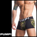 【PUMP!】Commando Joggerボクサーパンツ☆Black MicroMesh Pockets　メンズ　下着 男性下着 インナー 迷彩 カモフラージュ
