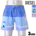 DIESEL (ディーゼル) YOKO-HONDAコラボ ハーフパンツ型スイムウェア ボードショーツ スイムパンツ メンズ水着 男性水着 スイムウェア ローライズ 海水パンツ 海パン ビーチウェア ブランド 誕生日プレゼント 彼氏 通販 ギフトに最適! 【楽ギフ_包装】