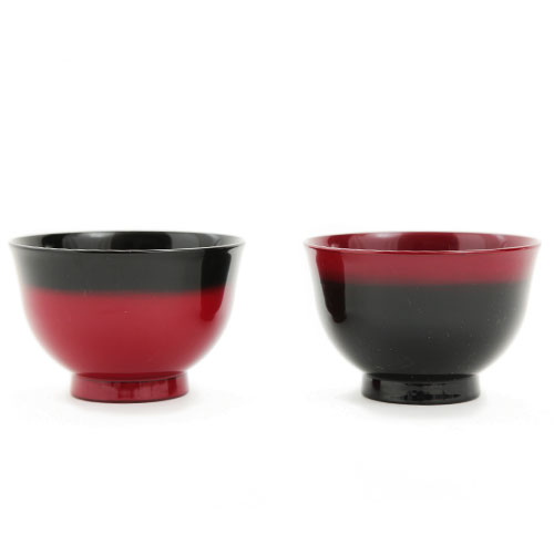 羽反汁椀 夫婦 2客セット【宮内庁御用達】【送料無料】【越前漆器】【日本製】【お椀】【食洗機対応】お椀 食洗機対応,お椀,汁椀,汁椀 食洗機【夫婦ペアセット】 【セット】 おしゃれ かわいい