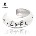 【新古品】【母の日 プレゼント】シャネル/CHANEL ロゴバングル レディース ジュエリー バングル シルバー メタル合金 96P