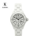 【サステナブル&ギフト品質】シャネル/CHANEL レディース J12 33mm 腕時計 ホワイト セラミック クオーツ H0968 1015