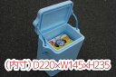 【発泡スチロール 箱 容器】発泡スチロールCoolBox(ブルー)【ビール 保冷 ジュース BBQ アウトドア】