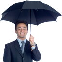 ◆おすすめ商品◆【男の日傘】パラソル・フォーメンCXサラクール生地使用 紳士二段折パラソル《涼感溢れる「ブラック」》