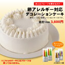 卵アレルギー対応デコレーションケーキ 【RCP】SS10P0...