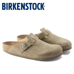 送料無料 BIRKENSTOCK Boston <strong>ビルケンシュトック</strong> <strong>ボストン</strong> ベージュ メンズ レディース ユニセックス DesertDust Gray Taupe レギュラー 幅広 マイクロファイバー 1023196 サンダル