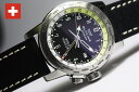 GLYCINE【グリシン】Airman【エアマン】World Traveler【ワールドトラベラー】GMT搭載クォーツ腕時計/ミリタリーウォッチ/腕時計/アメリカ空軍パイロット/グライシン