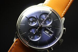 ドイツのJUNGHANS【ユンハンス】MeisterChronoscope【マイスタークロノスコープ】自動巻きクロノグラフ腕時計/バウハウス・デザインウォッチ