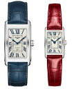 ペアウォッチ/スイス製Longines【ロンジン】ドルチェヴィータ腕時計/DolceVita/正規代理店商品/送料無料/クラシック/レディースウォッチ/スクエア/角形ケース/男性用は自動巻き/女性用クォーツクォーツ/恋人/夫婦/プレゼント