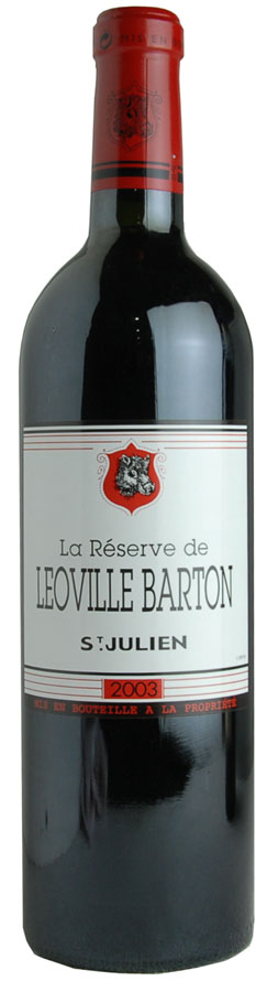 [2003] ラ・レゼルヴ・ド・レオヴィル・バルトンLa Reserve de Leoville Barton