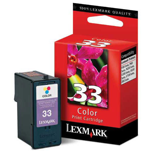 レックスマーク 純正インク　♯33　カラー関連ワード【LEXMARK、プリンタ、カートリッジ】