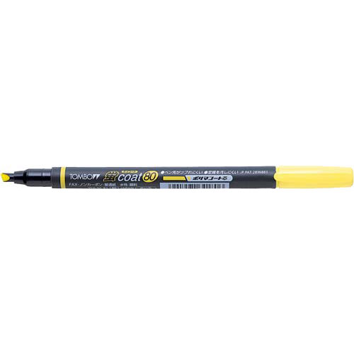 トンボ鉛筆 蛍光マーカー　蛍コート80　黄色【HLS_DU】関連ワード【TOMBOW、文房具、文具、筆記具、筆記用具、蛍光ペン】