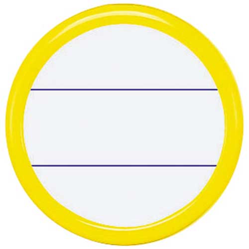 コクヨS＆T 丸型名札　安全ピン・クリップ両用型　黄　10個関連ワード【KOKUYO、S&T】
