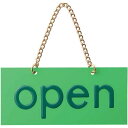 OPEN−CLOSEDサインプレートグリーン★商品合計金額1,800円以上送料無料★