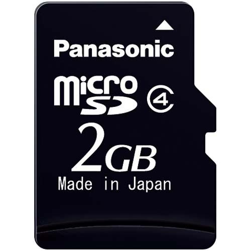 パナソニック microSDカード　2GB【あす楽対応_関東】関連ワード【Panasonic、マイクロSDカード、2GB】★商品合計金額1,800円以上送料無料★パナソニック/microSDカード/2GB/Panasonic/マイクロSDカード/2GB