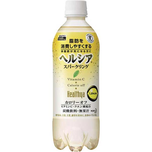 花王 ヘルシアスパークリング　500ml【あす楽対応_関東】関連ワード【Kao、healthya、ヘルシヤ】★送料無料★花王/ヘルシアスパークリング/500ml/Kao/healthya/ヘルシヤ