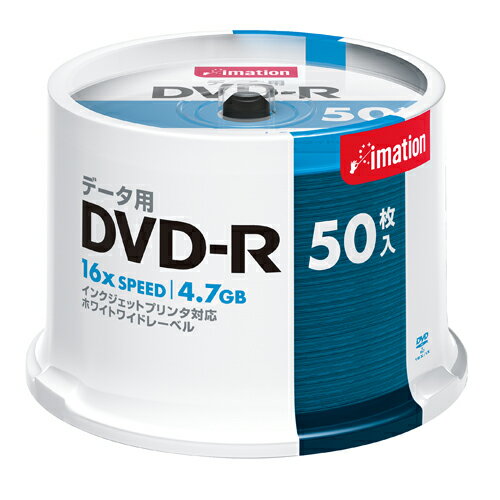 【激安/1枚あたり21.6円】imation イメーション DVD-R データ用4.7GB1-16倍速 DVD-R4.7PWBX50SNL 50枚　1パック【取寄商品】関連ワード【DVDR、記録用メディア】