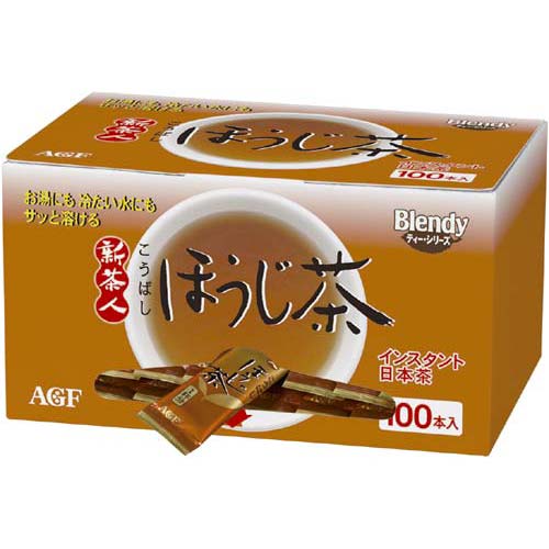 【1本あたり14.3円】AGF 新茶人　こうばしほうじ茶スティック　100本