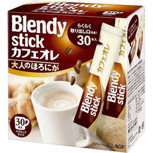 AGF ブレンディスティックカフェオレ大人のほろにが30P【あす楽対応_関東】関連ワード【Blendy、ブレンディー、インスタントコーヒー】★商品合計金額1,800円以上送料無料★AGF/ブレンディスティックカフェオレ大人のほろにが30PBlendy/ブレンディー/インスタントコーヒー