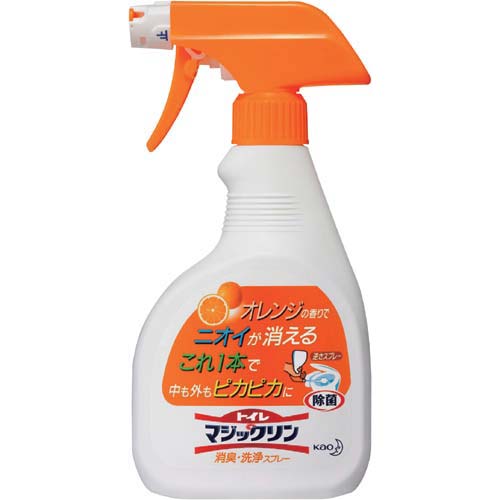 花王 トイレマジックリン消臭洗浄スプレー　オレンジ　本体【HLS_DU】関連ワード【Kao、トイレ用洗剤、掃除用品】