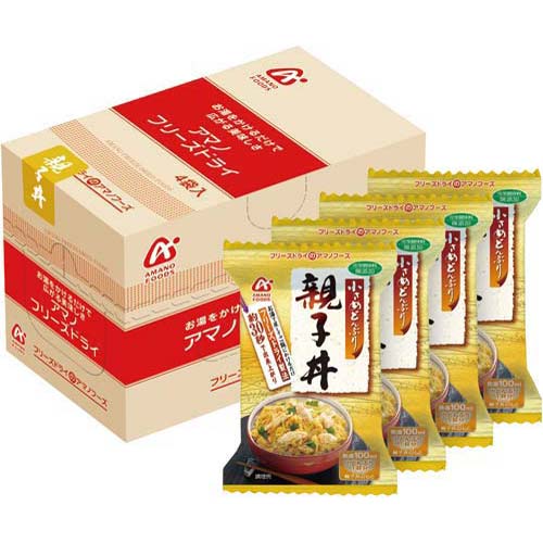 アマノフーズ 小さめどんぶり　親子丼　22g×4袋入関連ワード【レトルト食品】