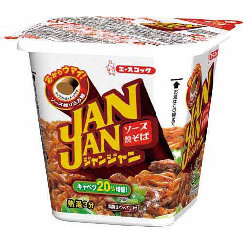エースコック JANJAN　ソース焼きそば　12個入関連ワード【インスタント麺】