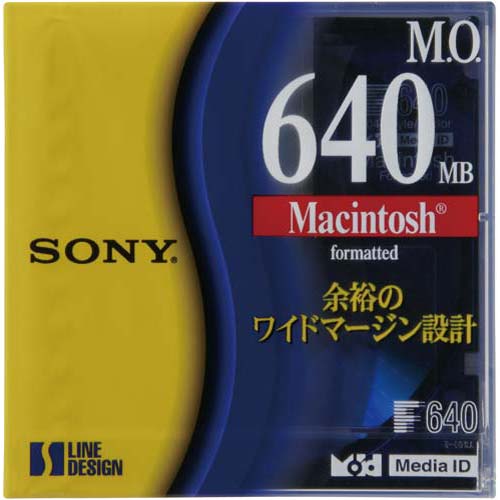 ソニー MO　Mac対応640MB関連ワード【SONY、記録用メディア】