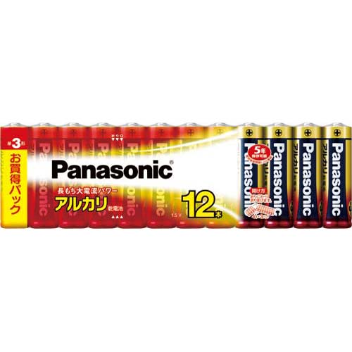 パナソニック 乾電池　アルカリ　単3　12本入関連ワード【Panasonic】