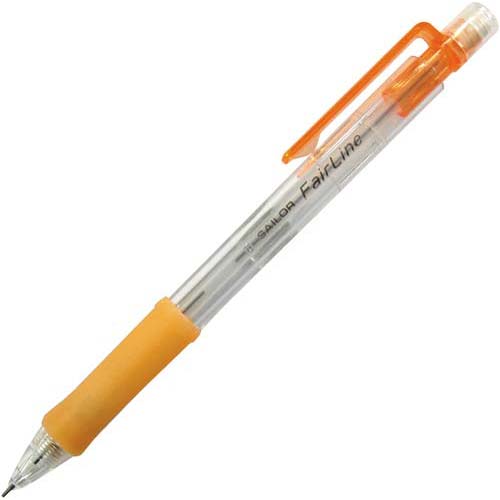 セーラー万年筆 フェアラインPSシャープペン　オレンジ軸【HLS_DU】関連ワード【SAILOR、文房具、文具、筆記具、筆記用具、シャープペンシル】