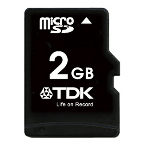 TDK microSDカード 2GB SDアダプター付き （5年保証） T-MCSD2GB　1個【取寄商品】関連ワード【ティーディーケー、ティーディーケイ、マイクロSDカード、2GB】★商品合計金額1,800円以上送料無料★TDK/microSDカード/2GB/SDアダプター付き/（5年保証）/T-MCSD2GB/1個/ティーディーケー/ティーディーケイ/マイクロSDカード/2GB