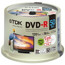 TDK 録画用DVD-R デジタル放送録画対応(CPRM) 1-16倍速 インクジェットプリンタ対応(ホワイト・ワイド) 50枚スピンドル DR120DPWC50PUE　1パック関連ワードTDK/録画用DVD-R/デジタル放送録画対応(CPRM)/1-16倍速/インクジェットプリンタ対応(ホワイト・ワイド)/50枚スピンドル/DR120DPWC50PUE/ティーディーケー/記録用メディア
