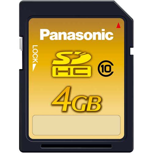 パナソニック SDHCカード　高速タイプ4GB（簡易包装）関連ワード【Panasonic】