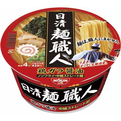 日清食品 日清麺職人　醤油　104g×12個関連ワード【NISSIN、インスタント】