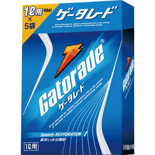 サントリーフーズ ゲータレードパウダー　1L用×5袋関連ワード【SUNTORY、FOODS、GATORADE、清涼飲料、スポーツドリンク】