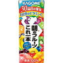 カゴメ 朝のフルーツこれ一本 200ml 24本