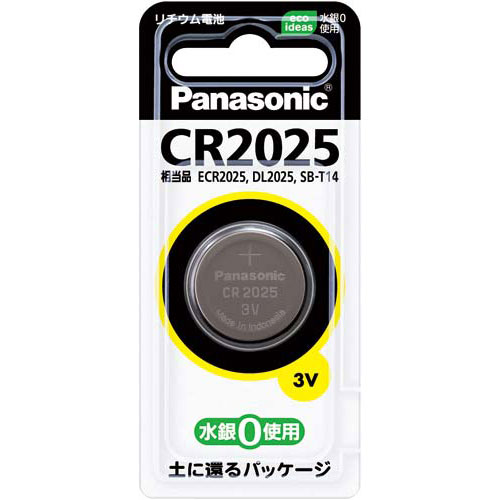 パナソニック 乾電池　リチウム電池　CR2025×10個...:kaumall:10146998