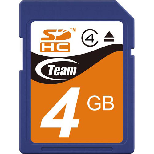 TEAM SDHCカード　class4　4GB