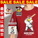 送料無料 【最安値に挑戦!】【東北楽天ゴールデンイーグルス×DUCK DUDE】スラッガー 半袖 コラボTシャツ ダックデュード ビーワンソウル メンズ レディース トップス カットソー 男女 ユニセックス 野球