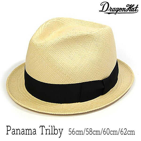 ★”DRAGON HAT(ドラゴンハット)”パナマ中折れ帽(小つば) 